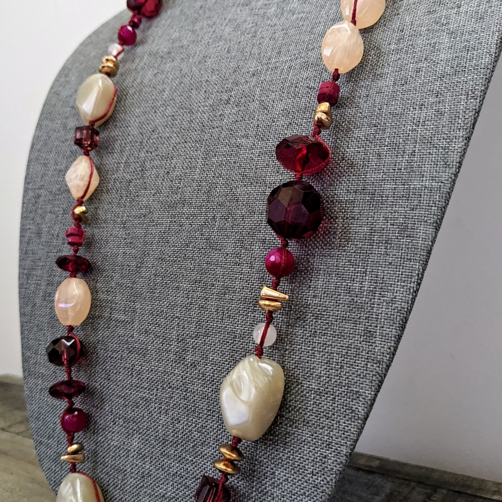 Chico's Multi-Colored Beaded Necklace, Earring and Bracelet Set - Picture 3 of 7